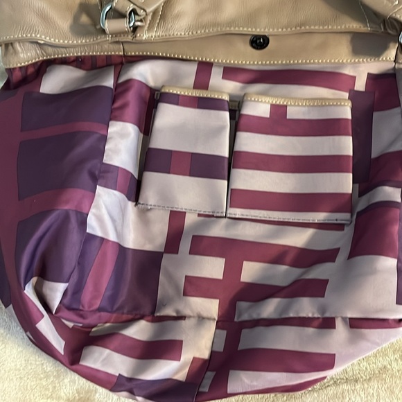 KOOBA JONNIE BROWN TAUPE LEATHER HOBO SHOULDER BAG - Picture 10 of 10